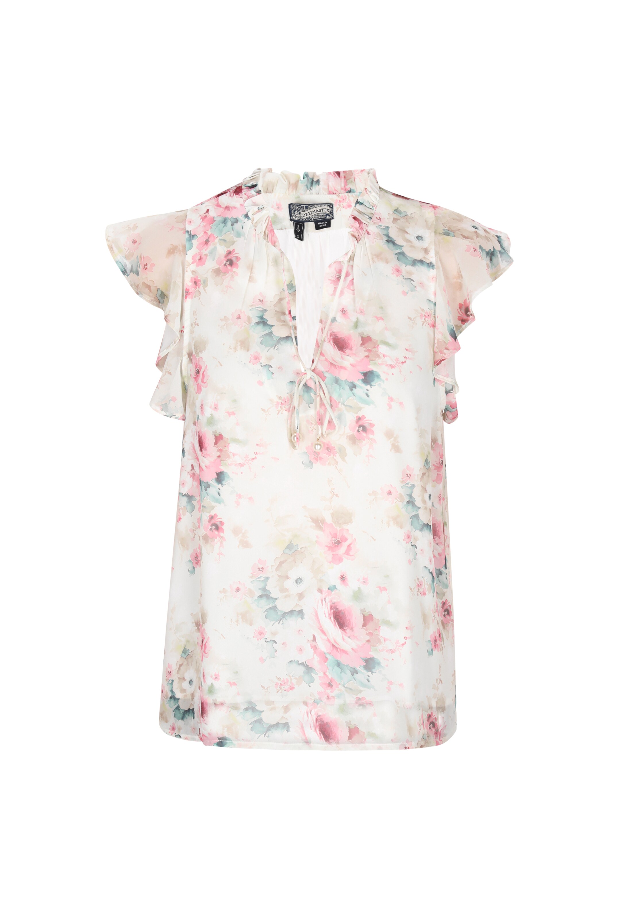 DreiMaster Vintage Блуза в бежово: отпред