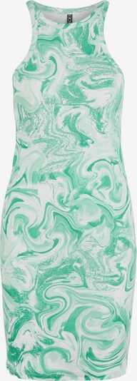 PIECES Kleid 'Serafina' in smaragd / mint / weiß, Produktansicht