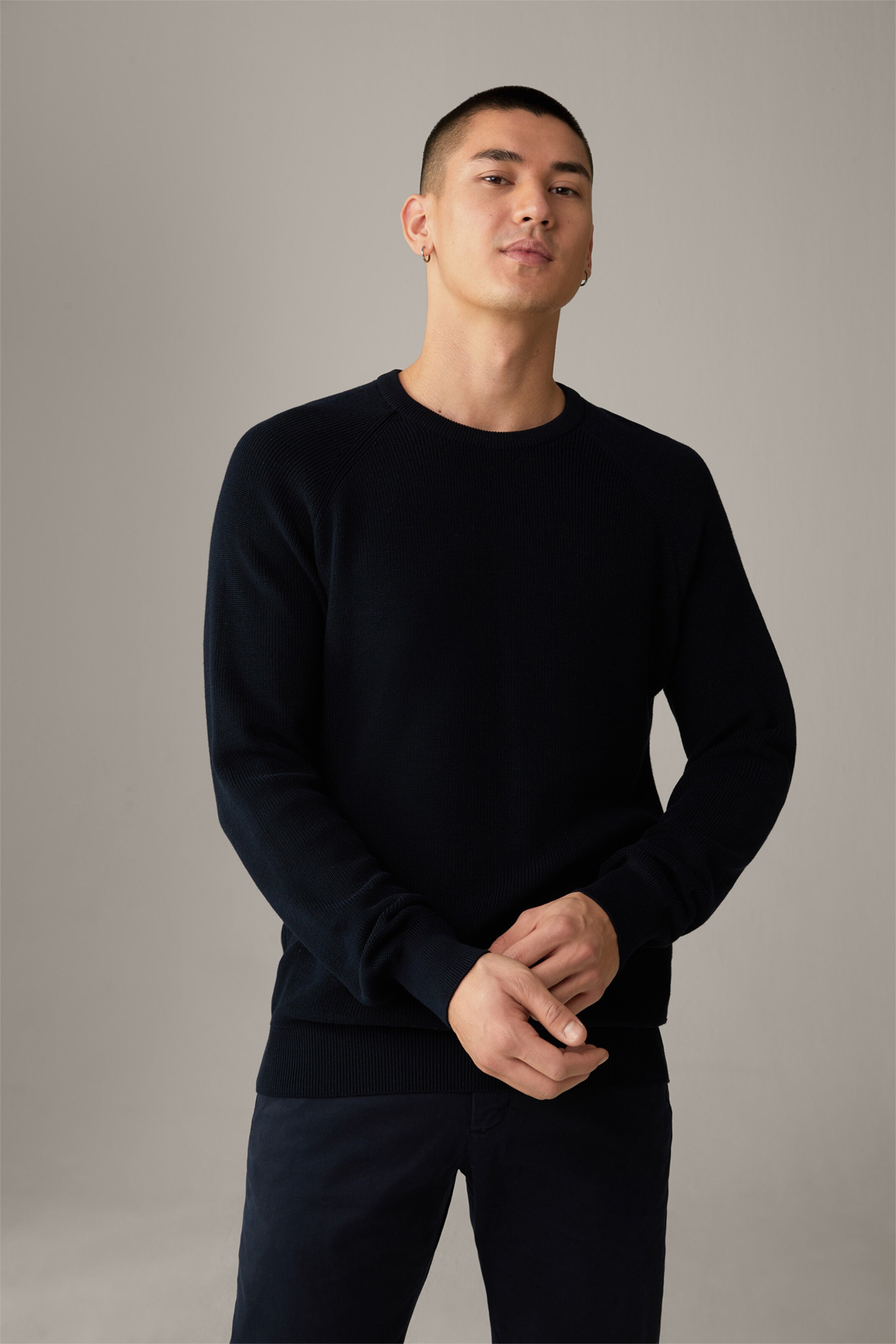 Männer STRELLSON Bekleidung STRELLSON Pullover 'Artem' in Schwarz - ZT02365 Männer STRELLSON Bekleidung STRELLSON Pullover 'Artem' in Schwarz - ZT02365