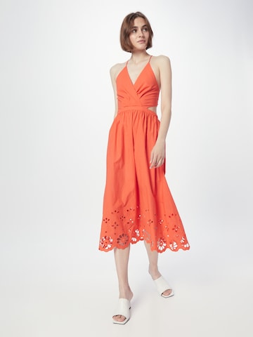 Suncoo Summer Dress in Orange