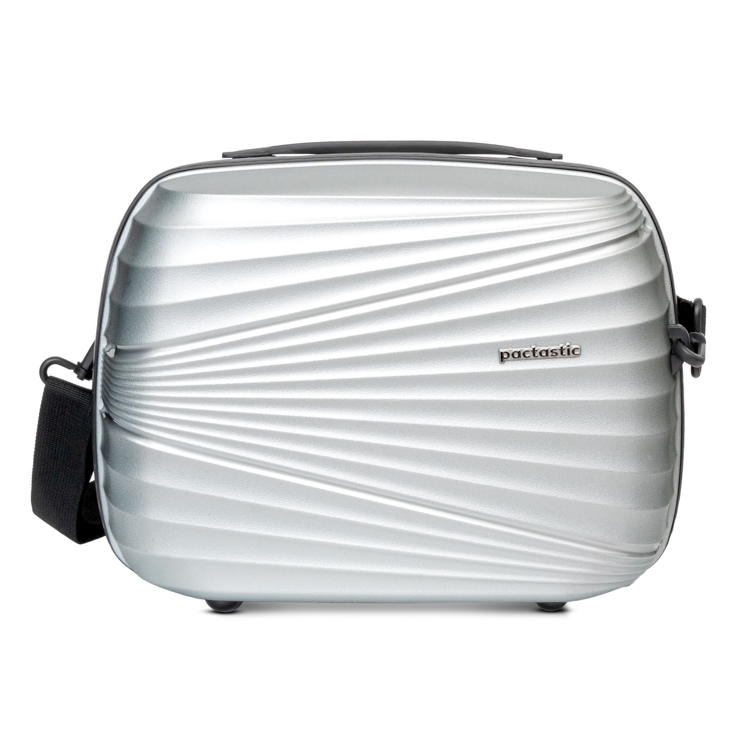 Pactastic Kosmetiktasche 'Collection 02' in Silber: Vorderseite