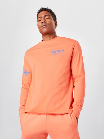 ABOUT YOU x Mero Shirt 'Kelkid' in Oranje: voorkant