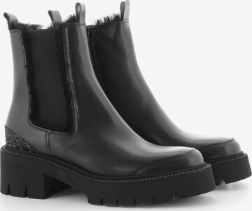 Chelsea Boots ' SHINY ' Kennel & Schmenger en noir