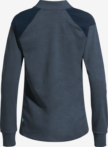 VAUDE Athletic Sweatshirt in Blue