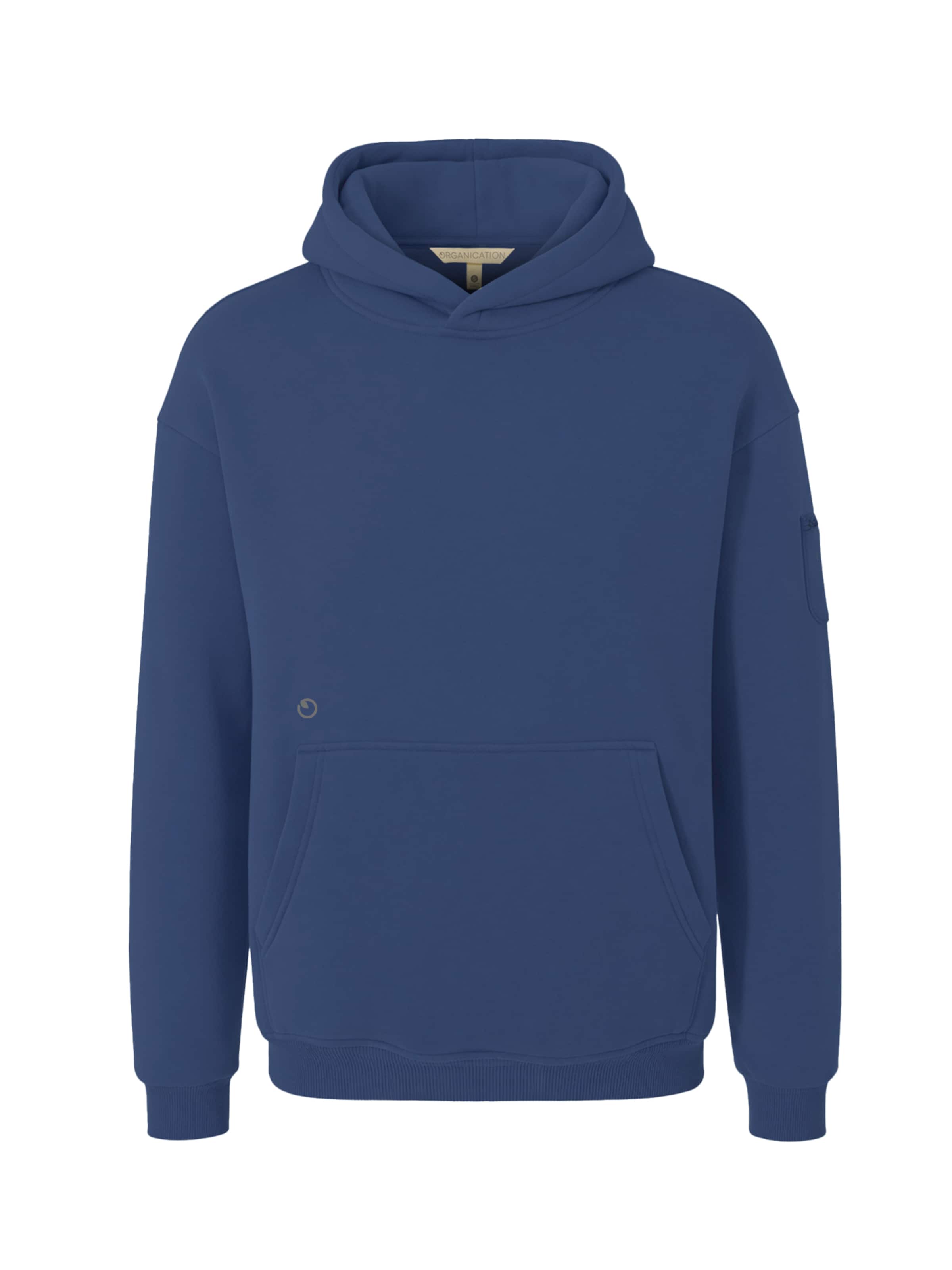 Organication Sweatshirt in Blau: Vorderseite