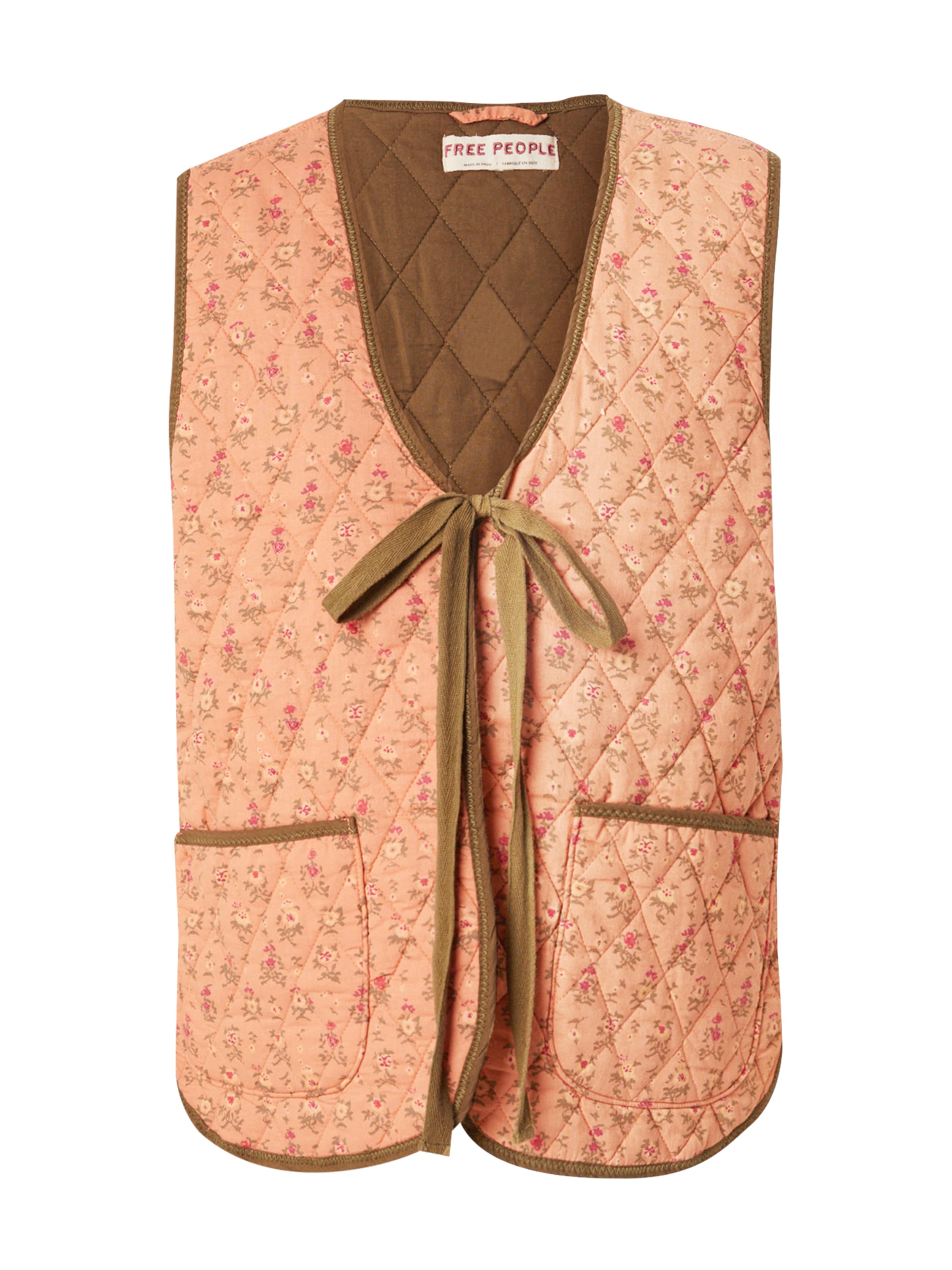 Free People Vest 'Claudine' in Orange: front