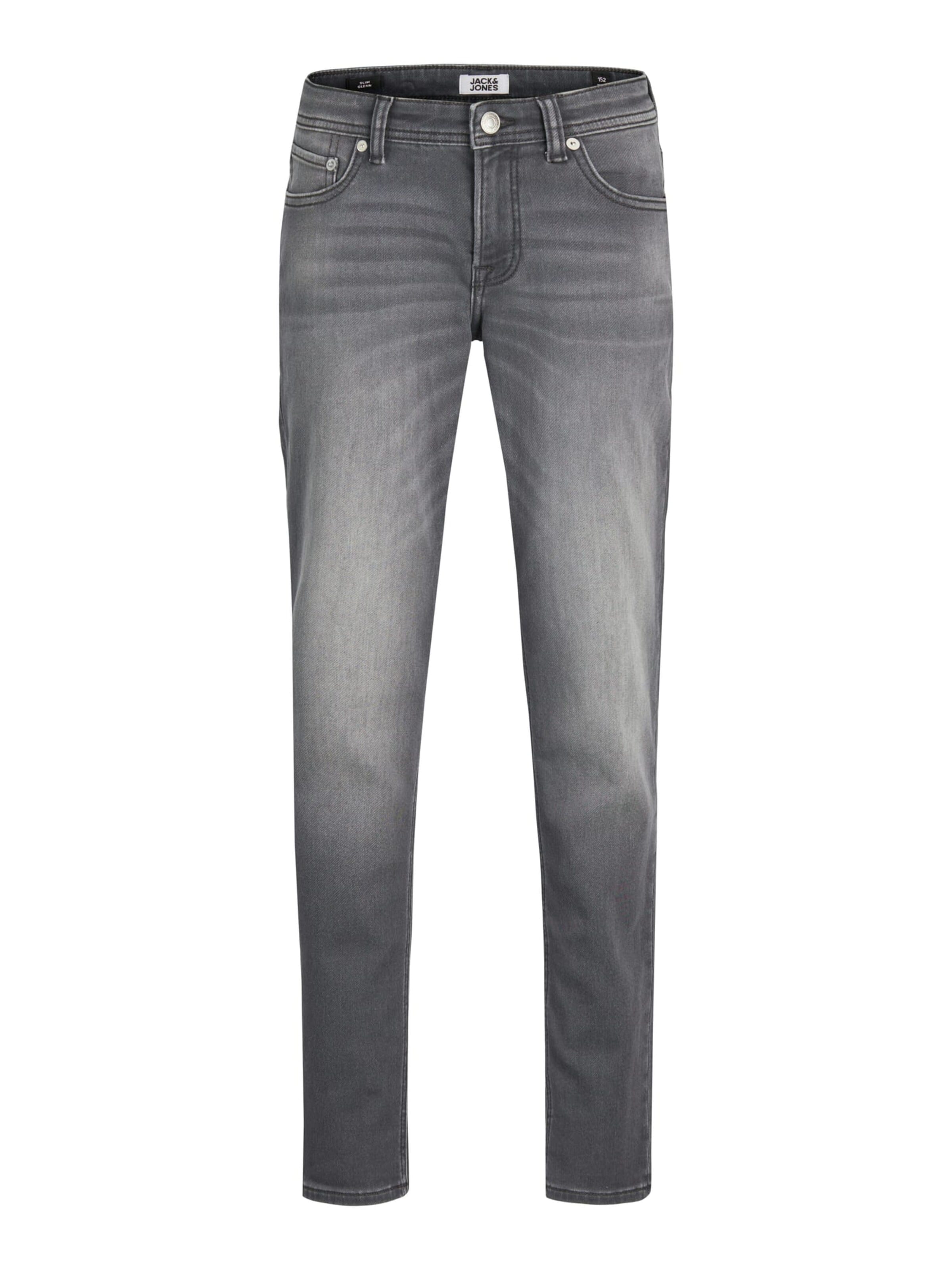 JACK & JONES Baggy Jeans 'Glenn' in Grey: front