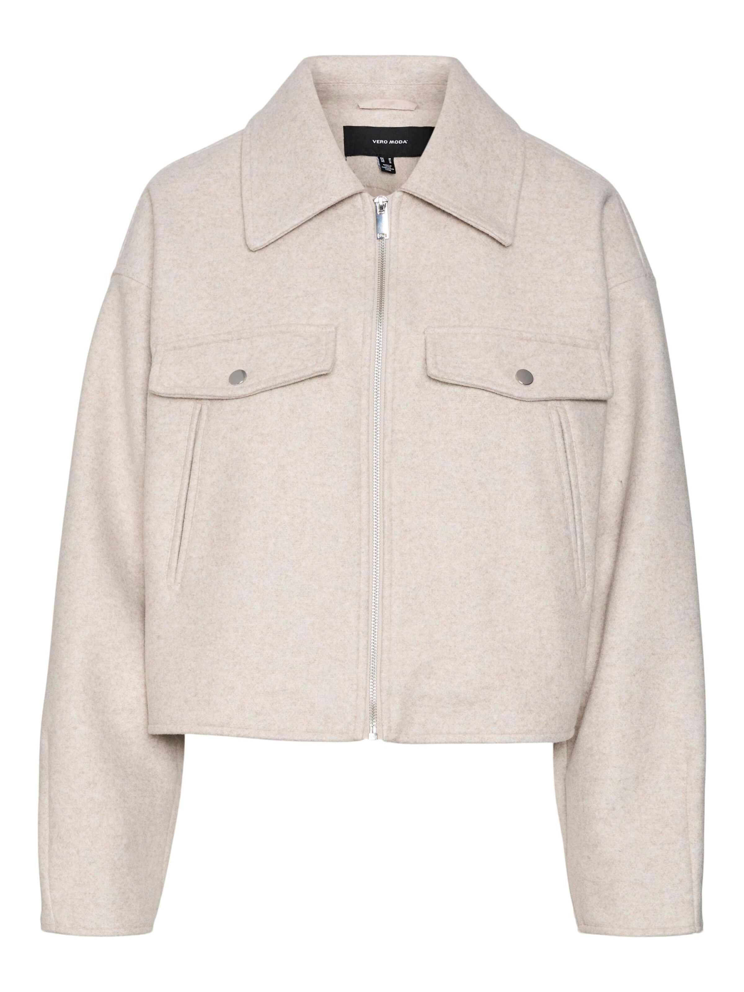 VERO MODA Between-season jacket 'FORTUNEFREJ' in Beige: front