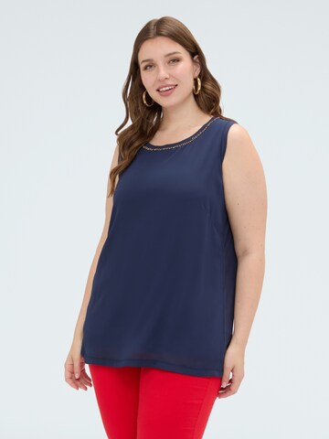 Fiorella Rubino Top in Blauw