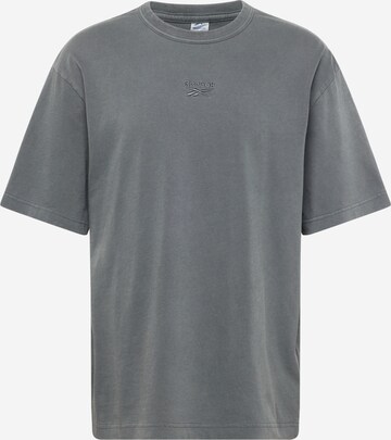 T-Shirt Reebok en gris : devant