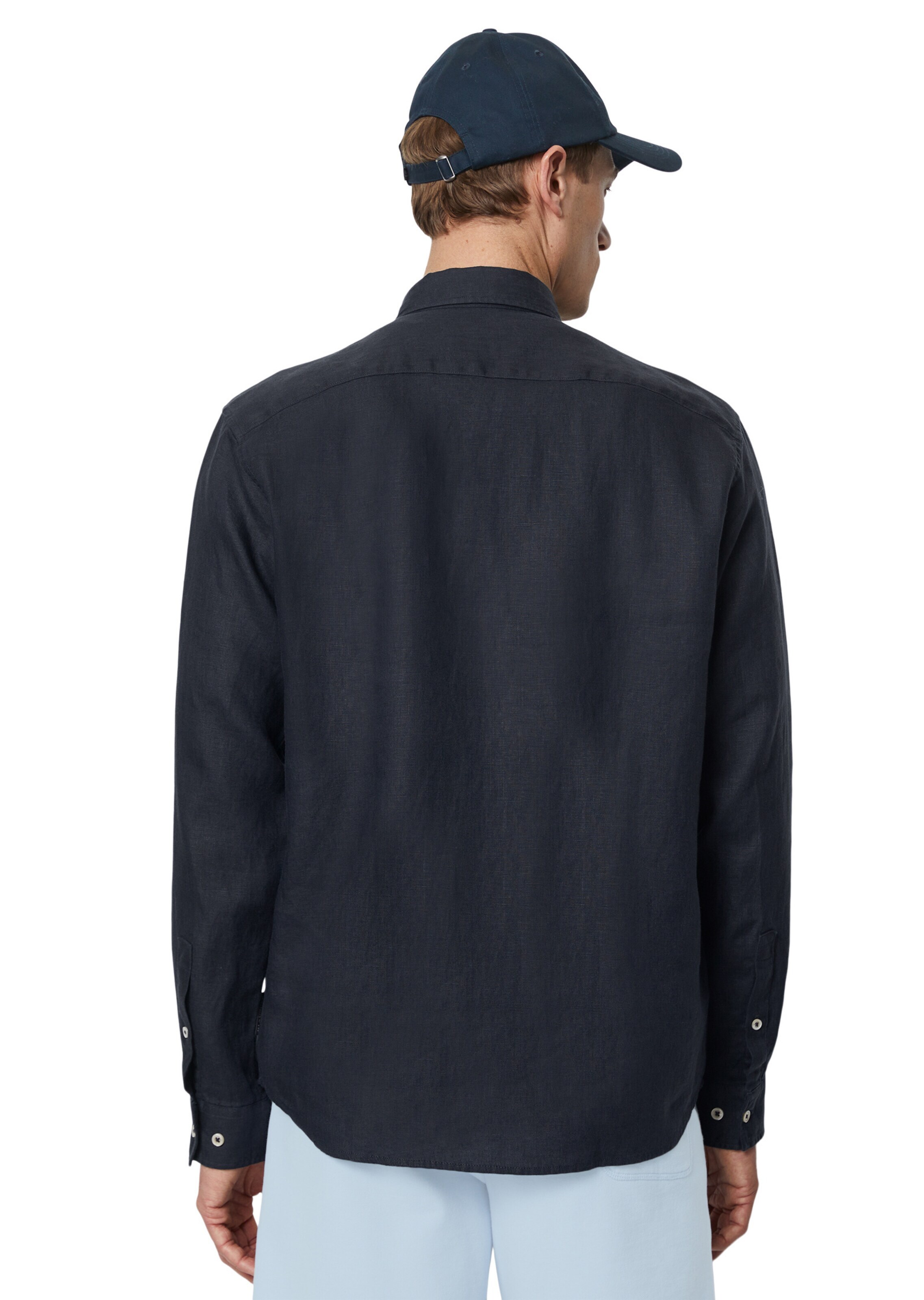 Marc O'Polo Regular fit Button Up Shirt in Blue