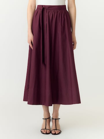 YAS Skirt 'YASTIMBER HW' in Brown: front