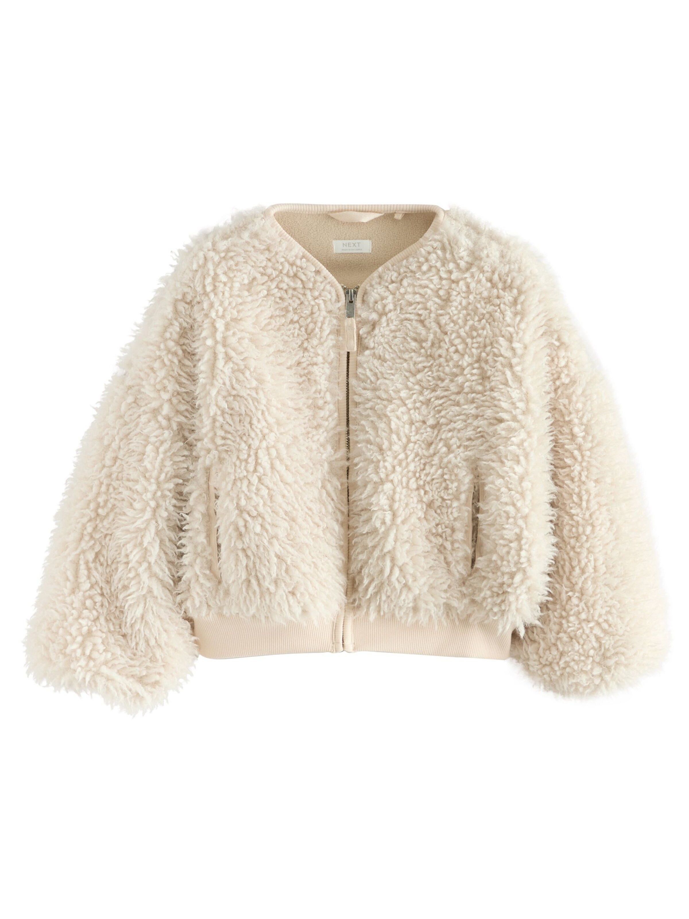 Next Fliisjakk, värv beež: eest vaates