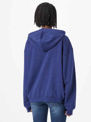 WEEKDAY Sweat jacket 'Essence' in Blue