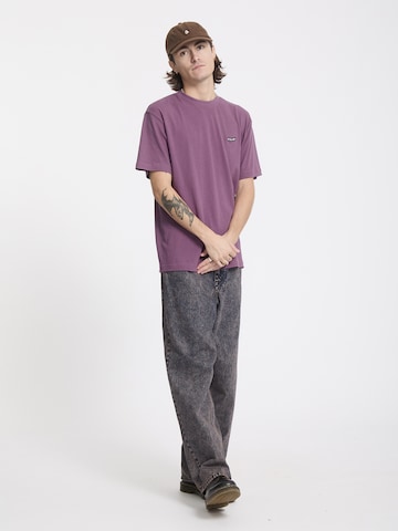 Volcom T-Shirt 'Pistol Stone' in Lila