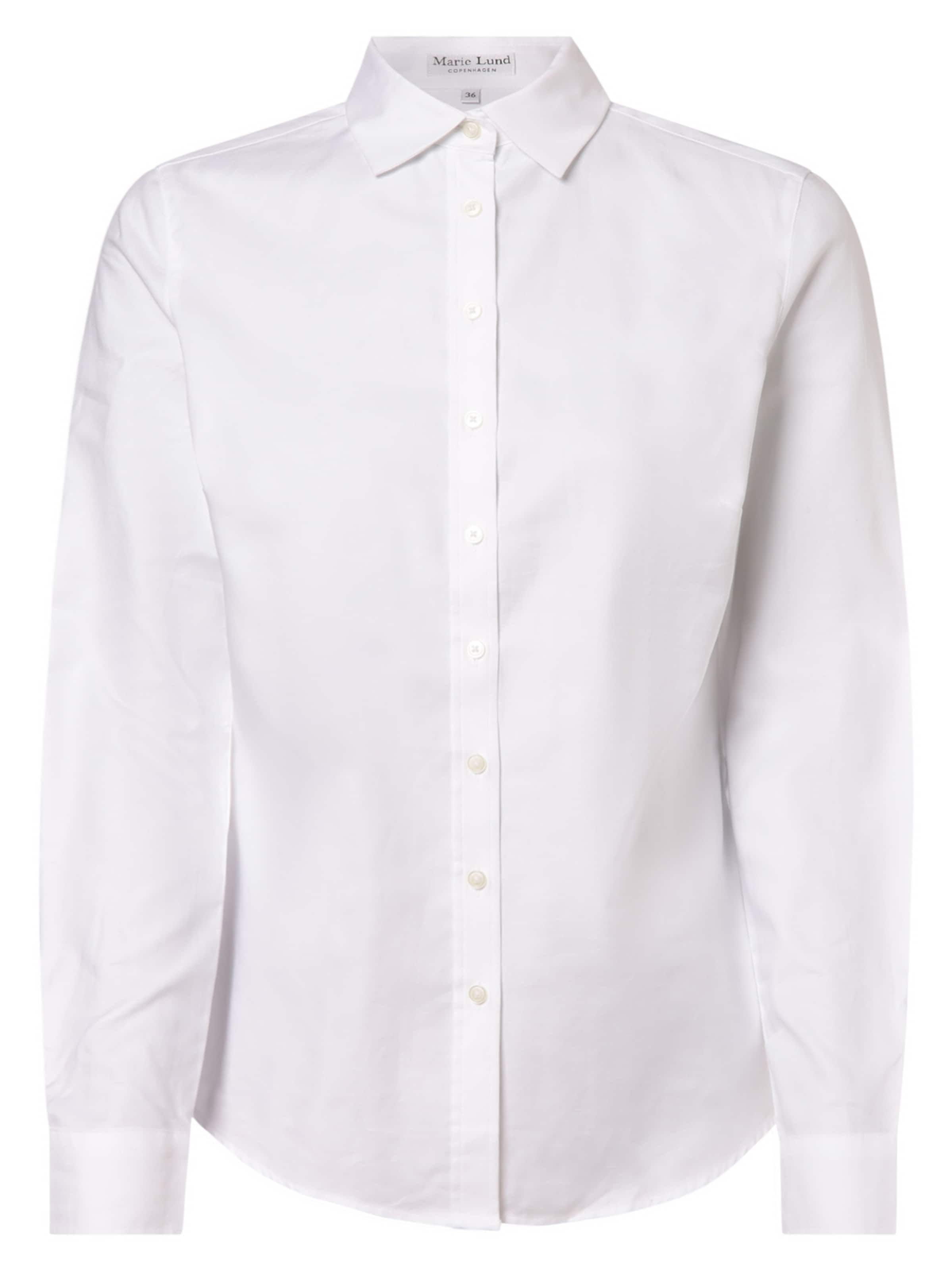 Marie Lund Blouse in White: front
