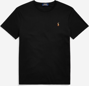 T-Shirt Polo Ralph Lauren en noir : devant