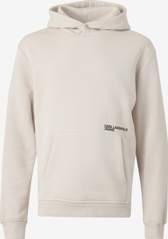 KARL LAGERFELD JEANS Свитшот 'ESSENTIAL' в Серый: спереди