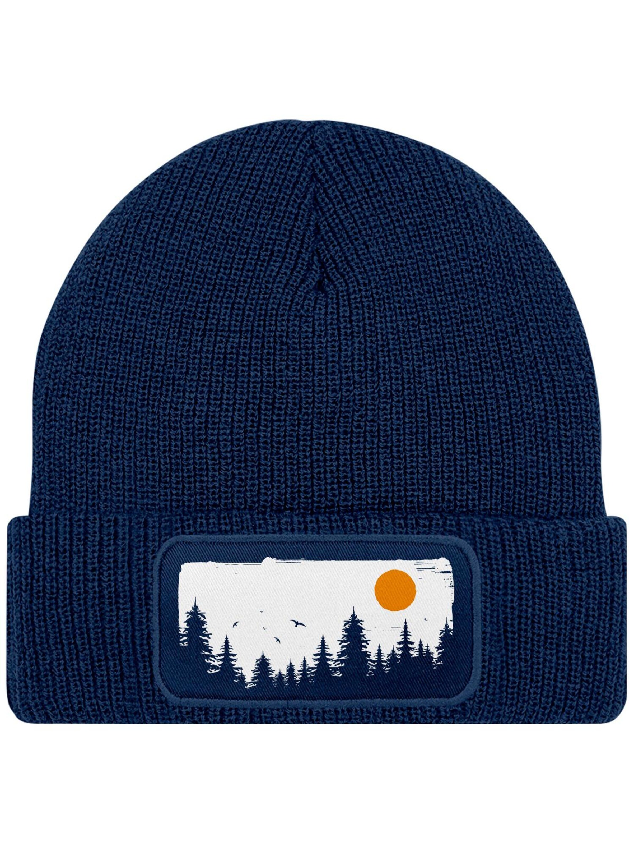 Neverless Beanie 'Braumkette' in Blue