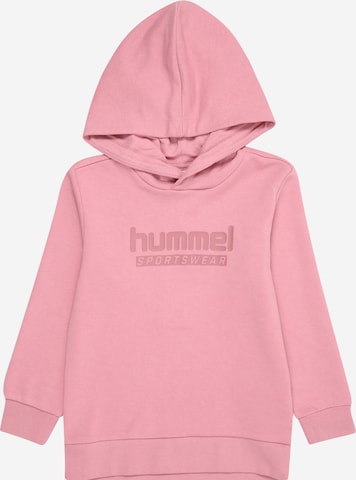 Sweat de sport Hummel en rose : devant