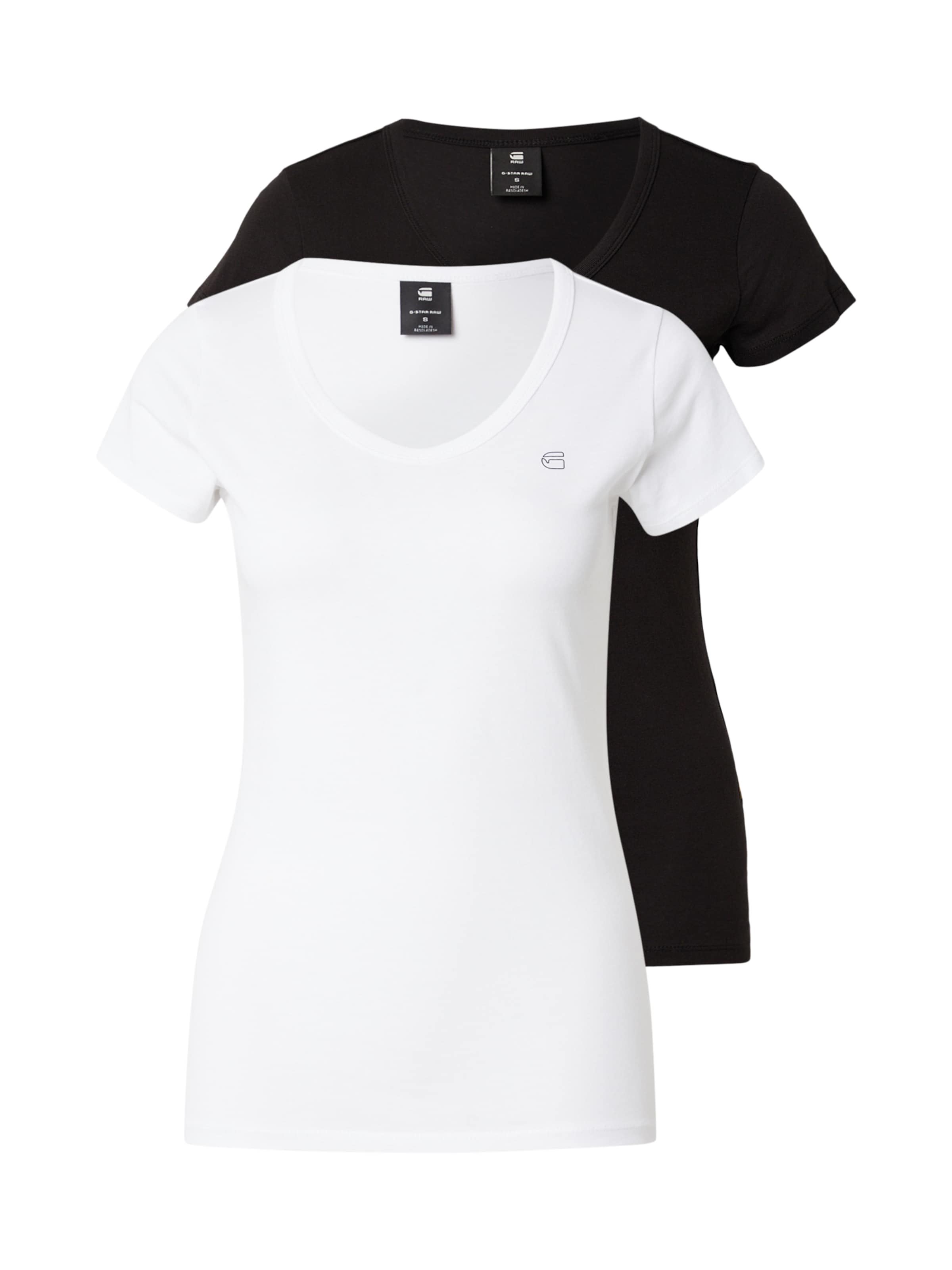 G-STAR T-shirt i svart: framsida