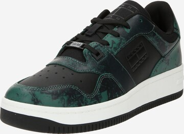 Sneaker bassa di Tommy Jeans in verde: frontale