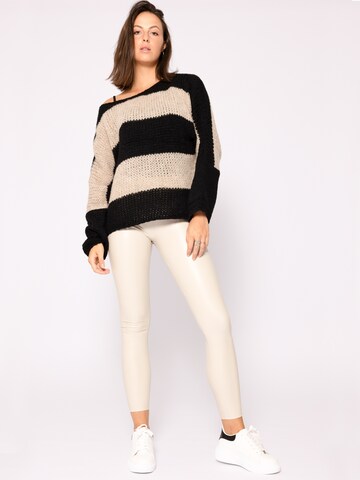 Pullover extra large di SASSYCLASSY in nero