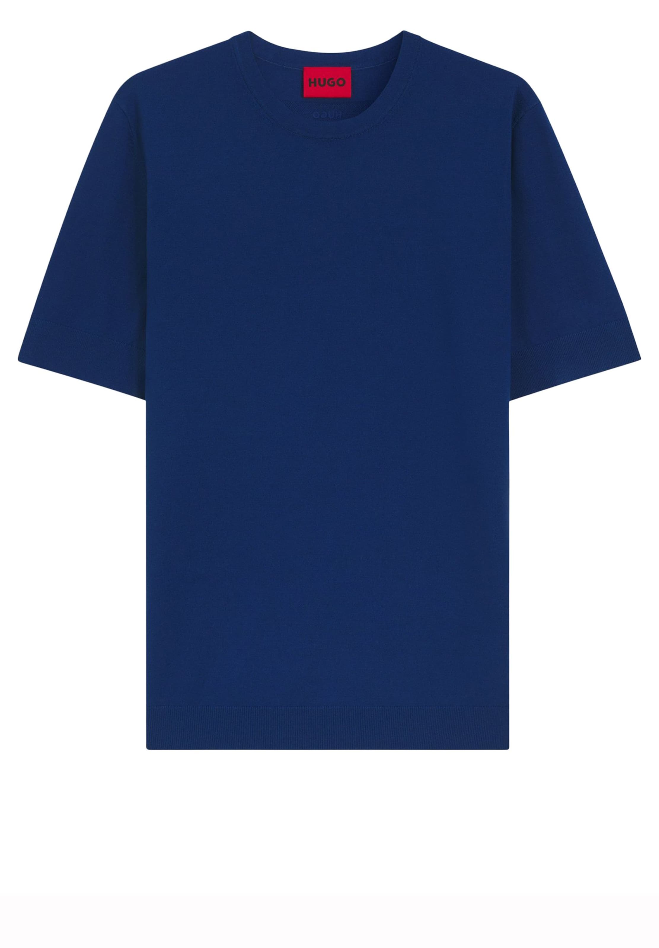 HUGO Sweater 'San Carl' in Blue: front