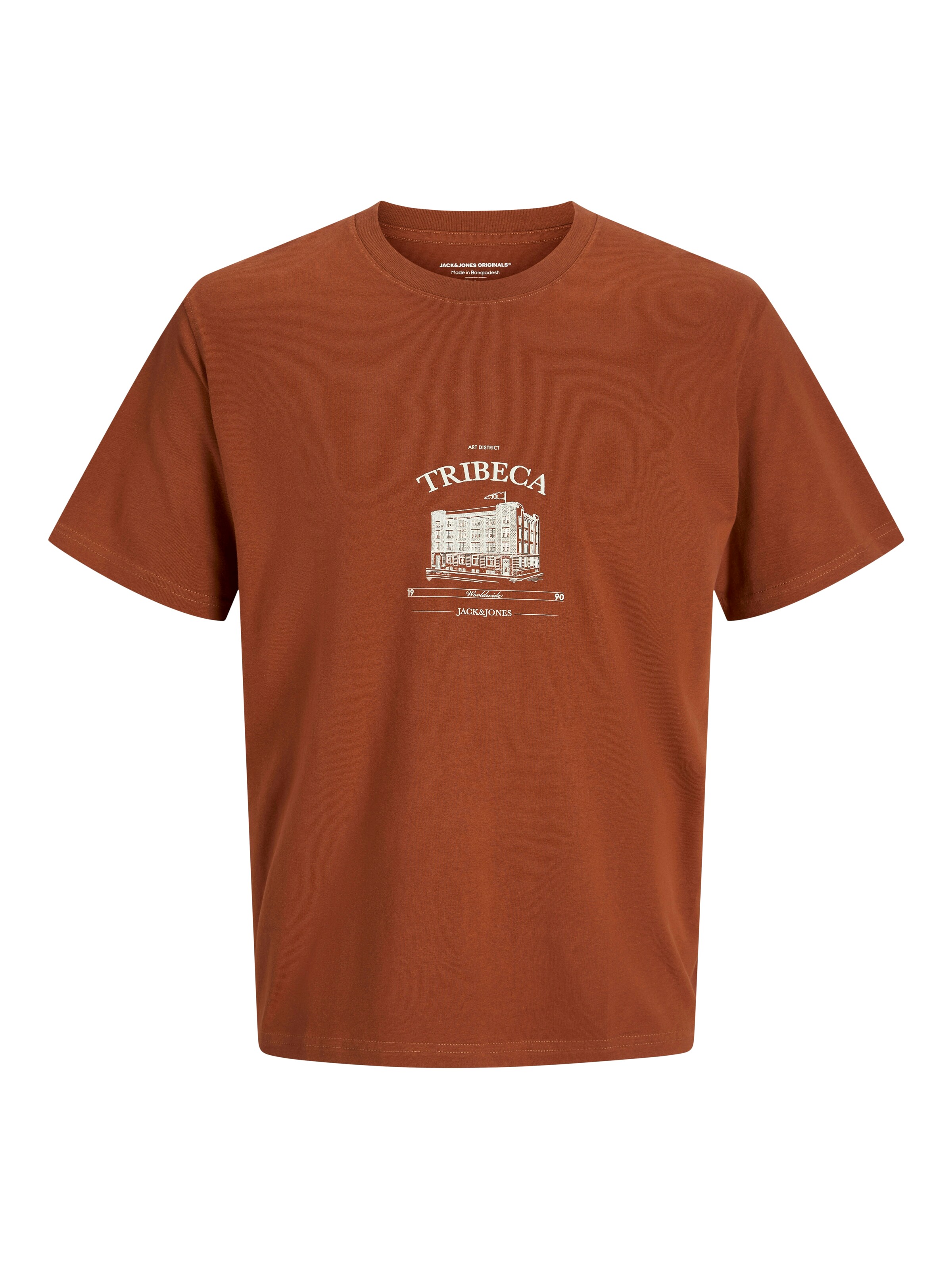 JACK & JONES T-Shirt 'JORBOSTON' in Blau