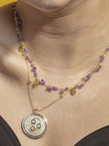 Luxenter Kæde 'Purma' i blandingsfarvet