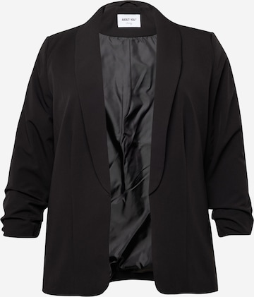 ABOUT YOU Curvy Blazer 'Naima' in Black: front