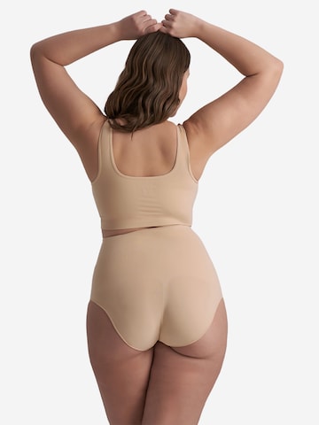 Bye Bra Shapingslip 'Soft Touch Seamless High Waist Brief' in Beige