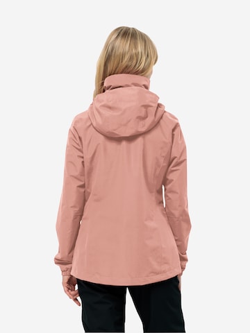 JACK WOLFSKIN Outdoor Jacket 'Stormy Point' in Pink