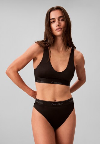 Calvin Klein Underwear Бюстье Верх бикини в Черный: спереди