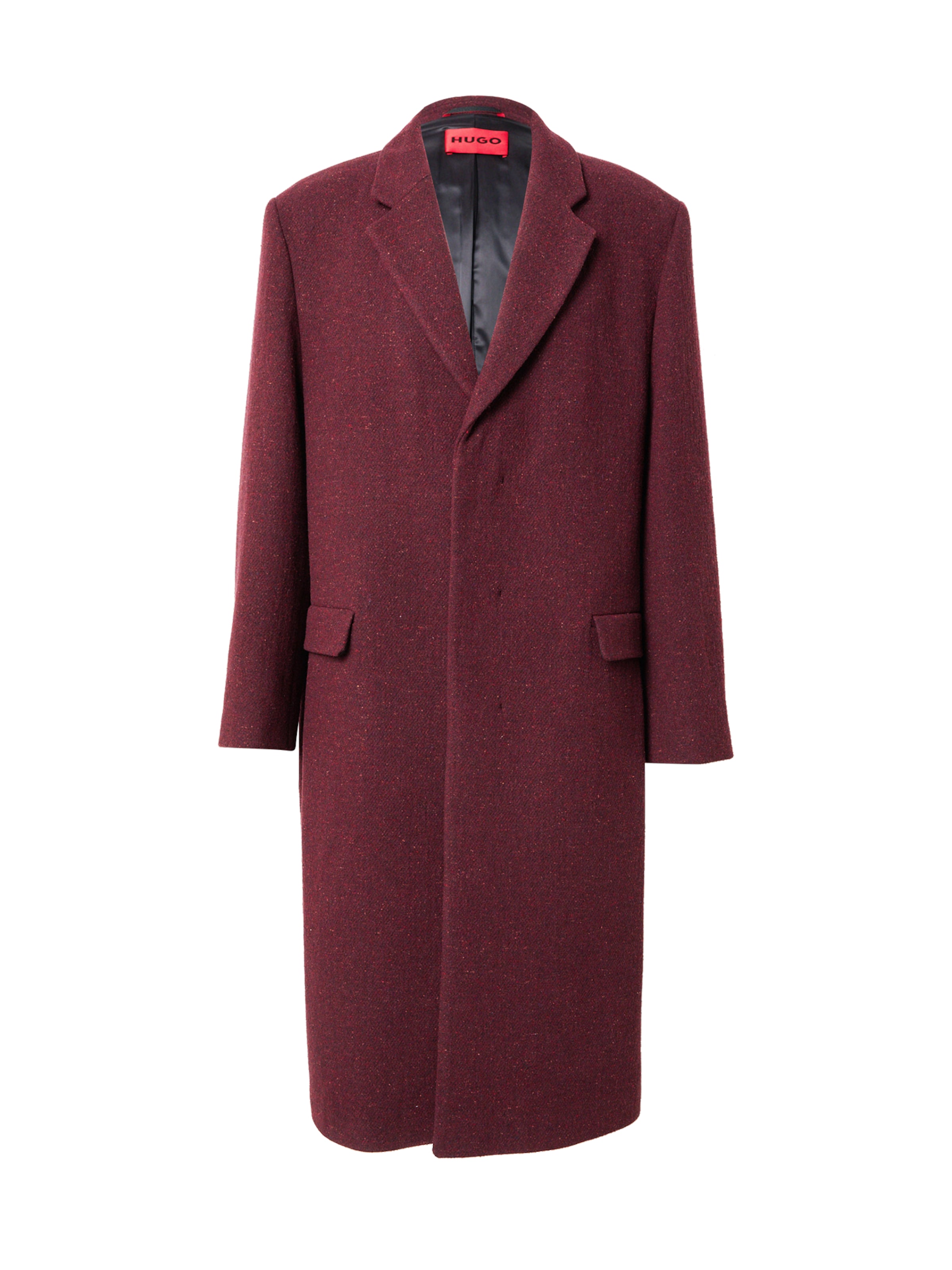 HUGO Ανοιξιάτικο και φθινοπωρινό παλτό 'Mald2541' σε κόκκινο: μπροστά