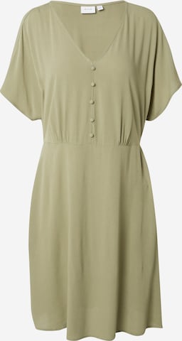 Robe-chemise 'MOASHLY' VILA en vert : devant