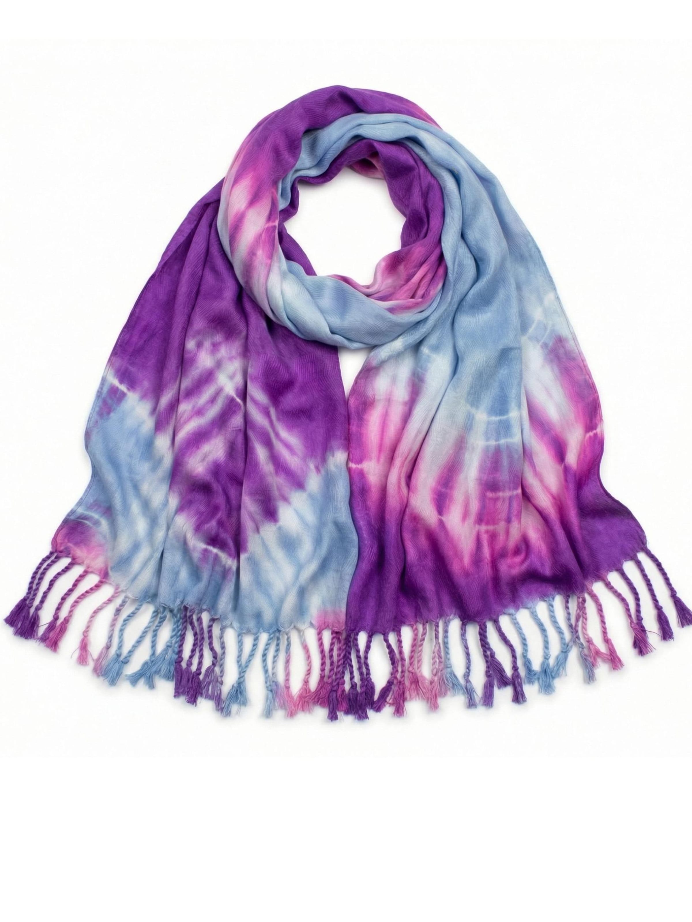 Sunsa Scarf 'Sunsa' in Purple: front