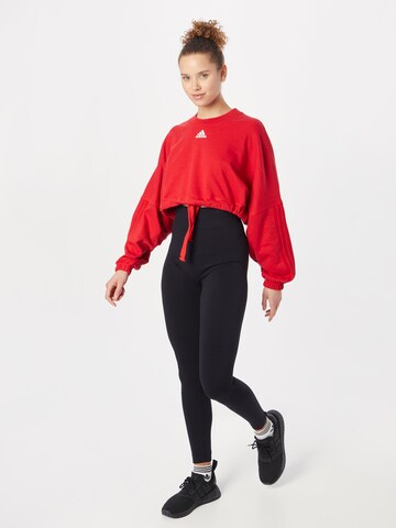 ADIDAS SPORTSWEAR - Camiseta deportiva 'Dance Versatile' en rojo