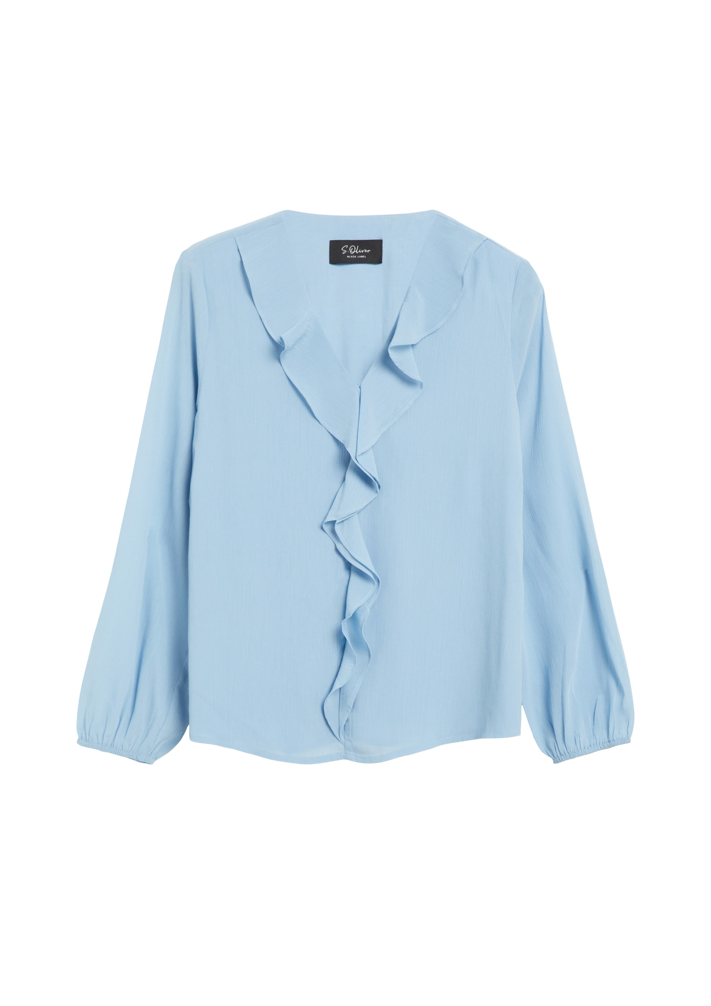 s.Oliver Blouse in Blauw: voorkant