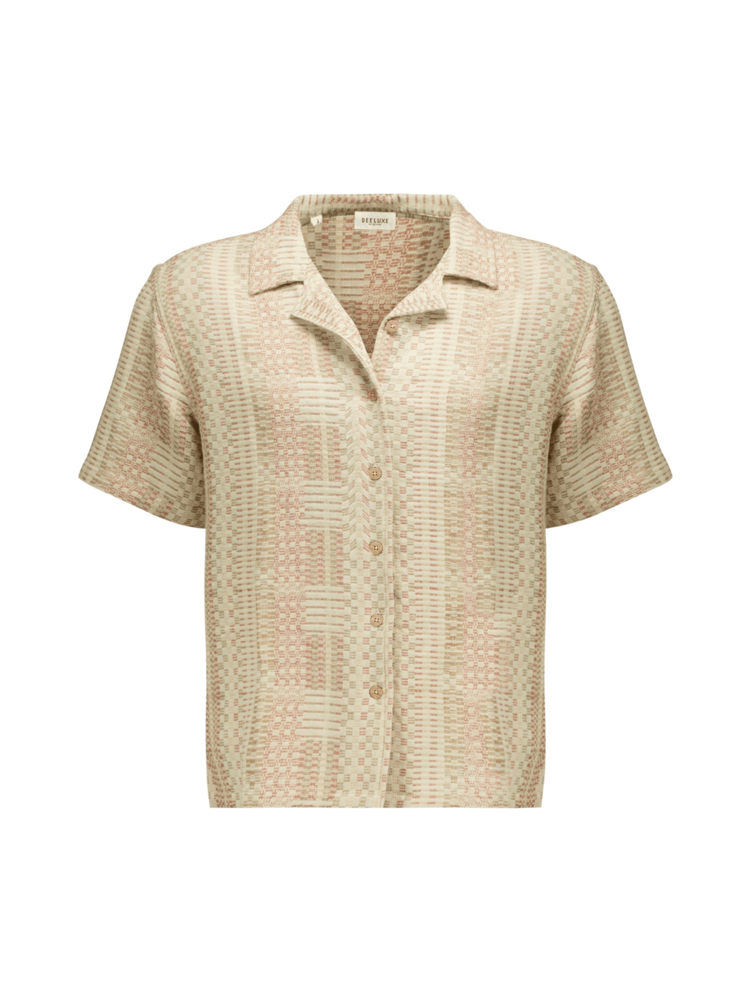 Fit confort Chemise 'Mio' Deeluxe en beige : devant