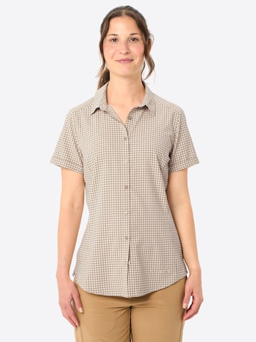 VAUDE Multifunctionele blouse 'Seiland III' in Beige: voorkant