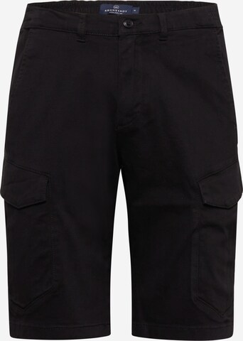 Regular Pantalon cargo 'Ryan' Kronstadt en noir : devant