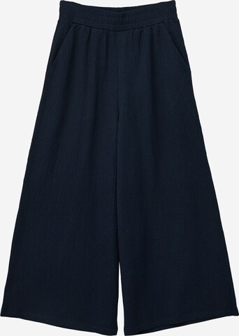 Wide Leg Pantalon s.Oliver en bleu : devant