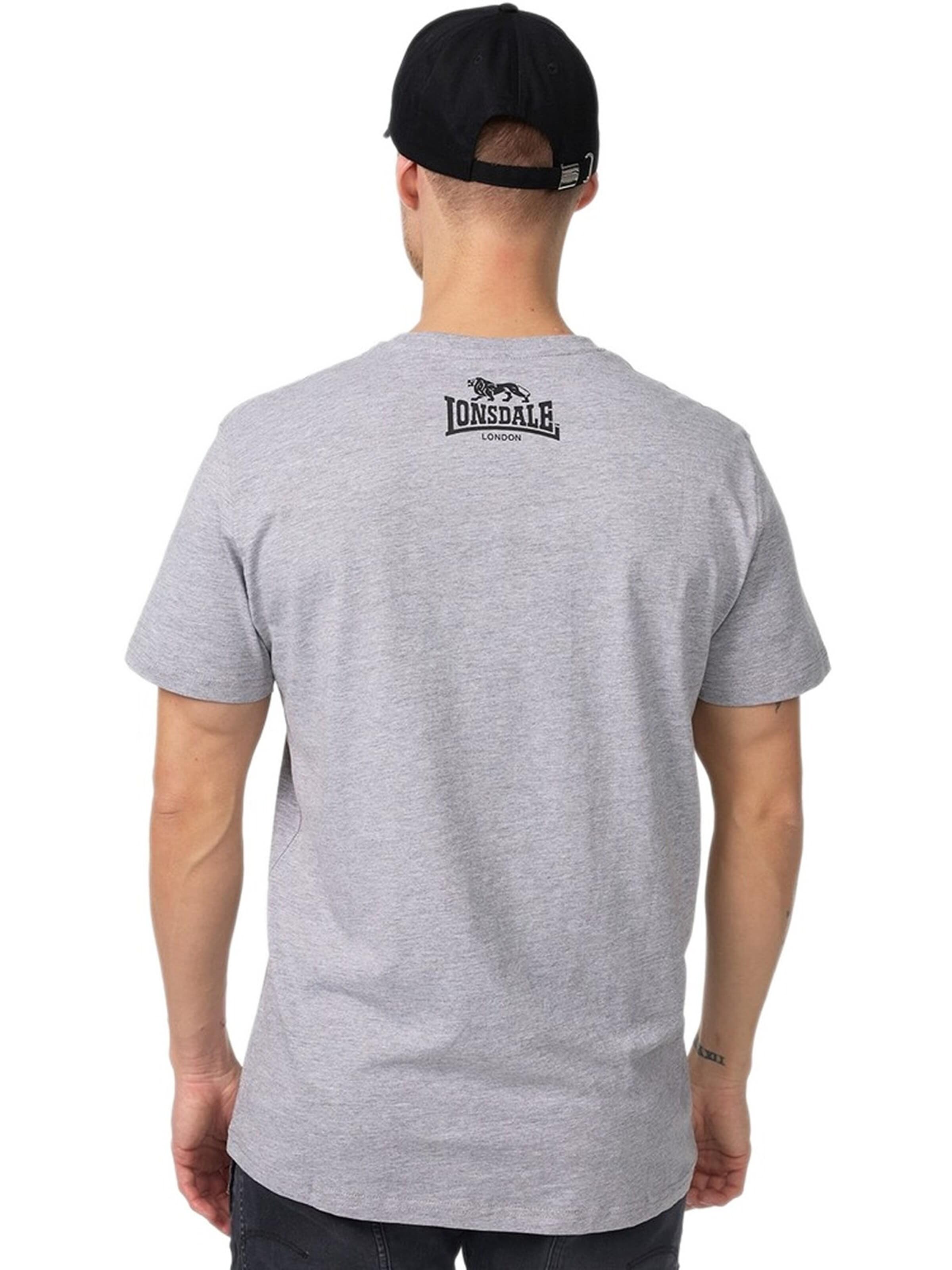 LONSDALE Shirt 'Logo' in Grey