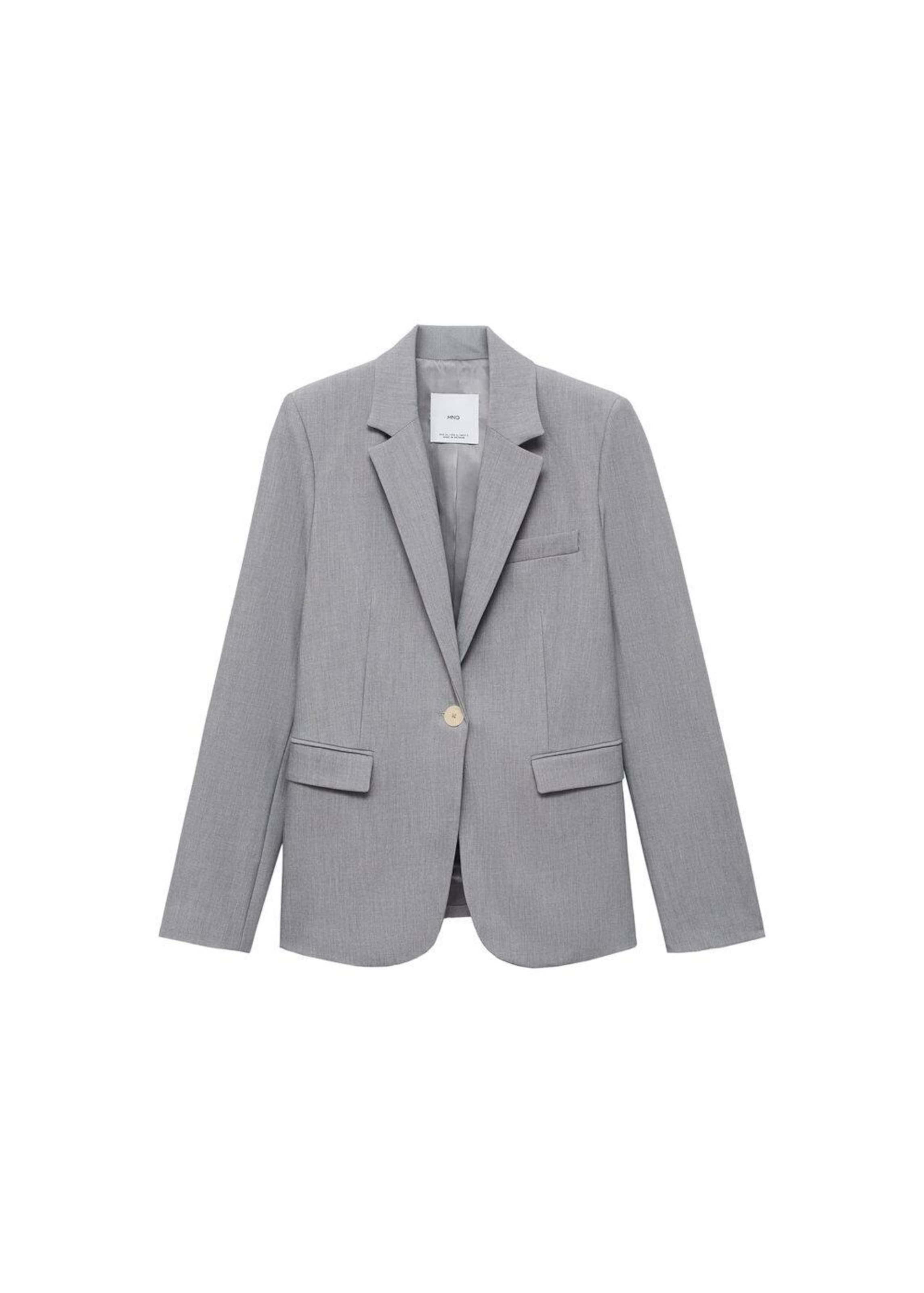MANGO Blazer 'Borevi' in Grau: Vorderseite