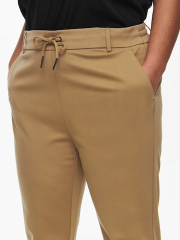 ONLY Carmakoma Regular Trousers in Brown