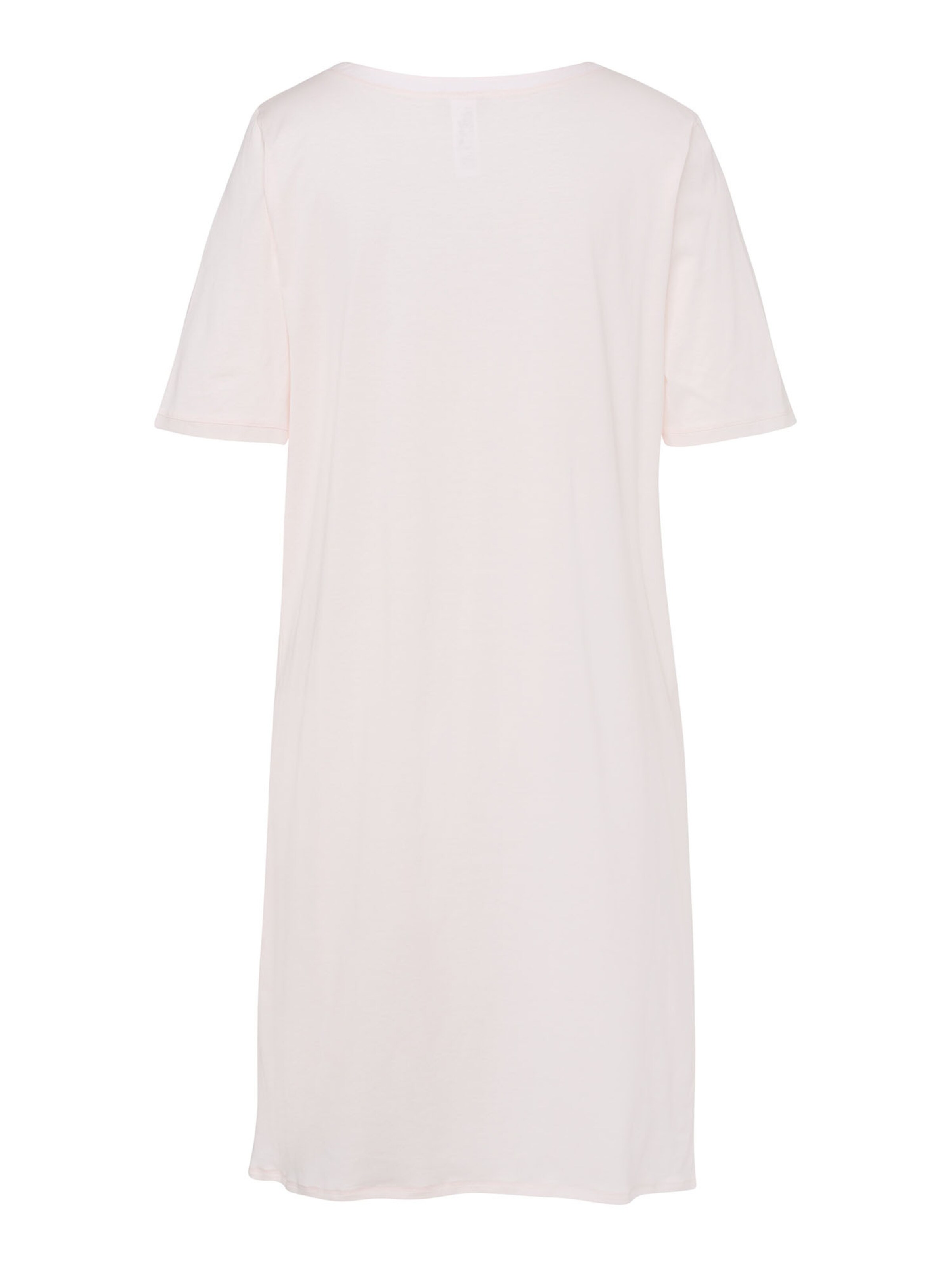 Hanro - Camisola de pijama ' Cotton Deluxe 90cm ' em rosa