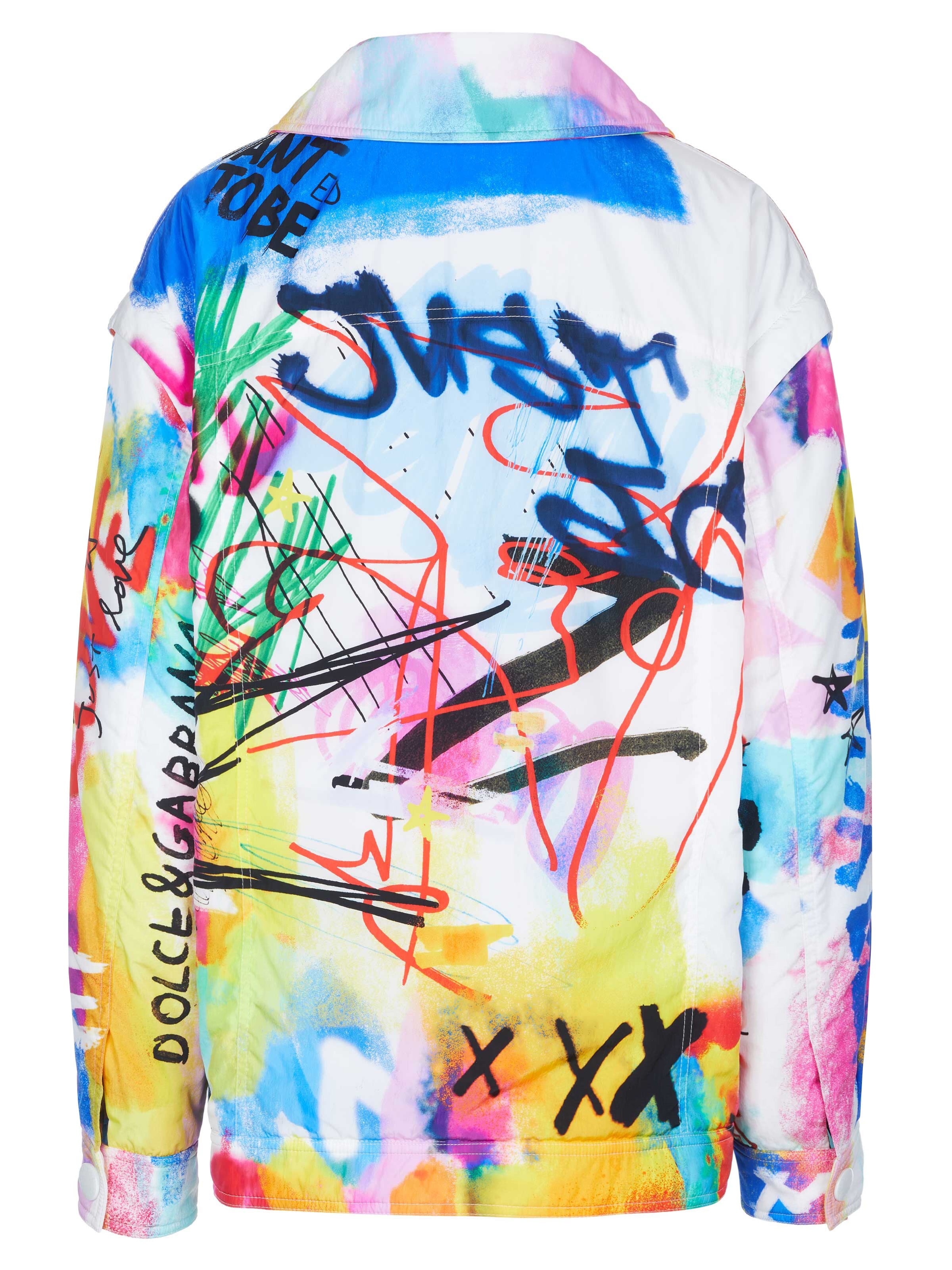 DOLCE & GABBANA Between-season jacket 'Dolce & Gabbana Jacke' in Mixed colours