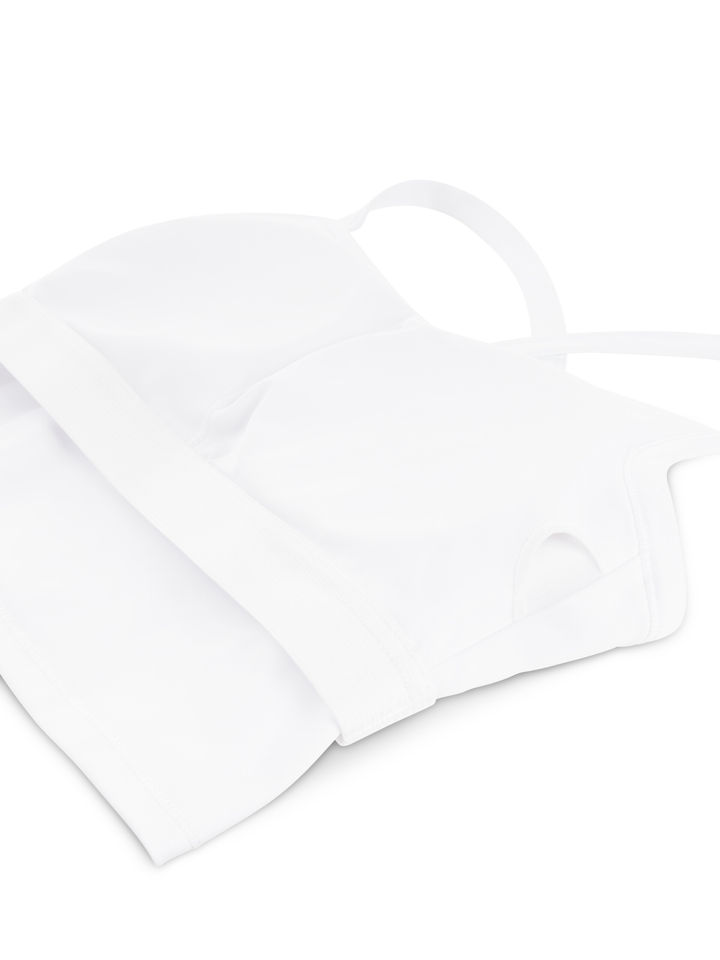 Circle Five Sporttop 'Sporttop Damen | Sport-BH mit integriertem BH & Cups | Fitness, Gym Bra & Yoga Top' in Wit