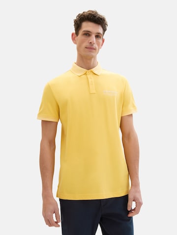 T-Shirt TOM TAILOR en jaune : devant